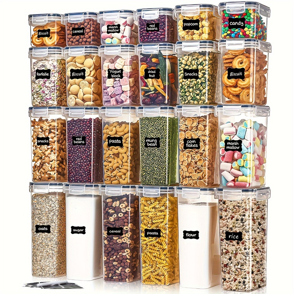 Food Storage With Dividers - 24Pcs Food Storage Containers 12 Boxes