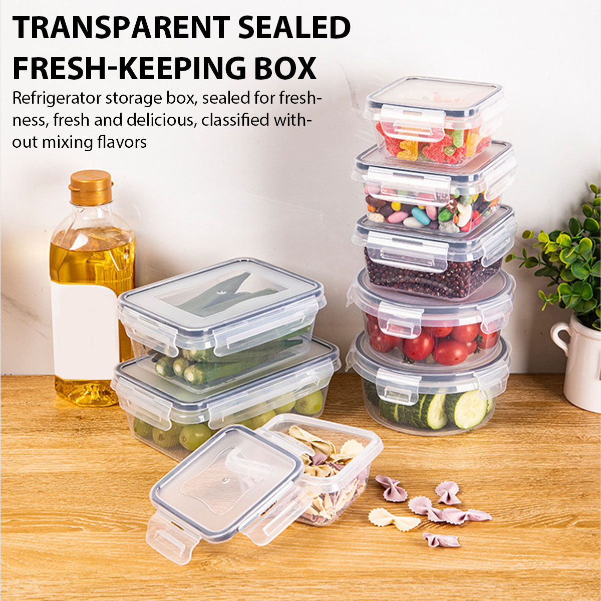 Food Storage Box Set - 24Pcs/set Food Storage Box Set Kitchen
