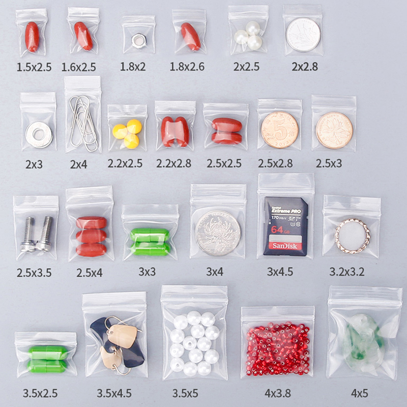 Food Storage Locker - Mini Zip Lock Bags, Plastic Packaging