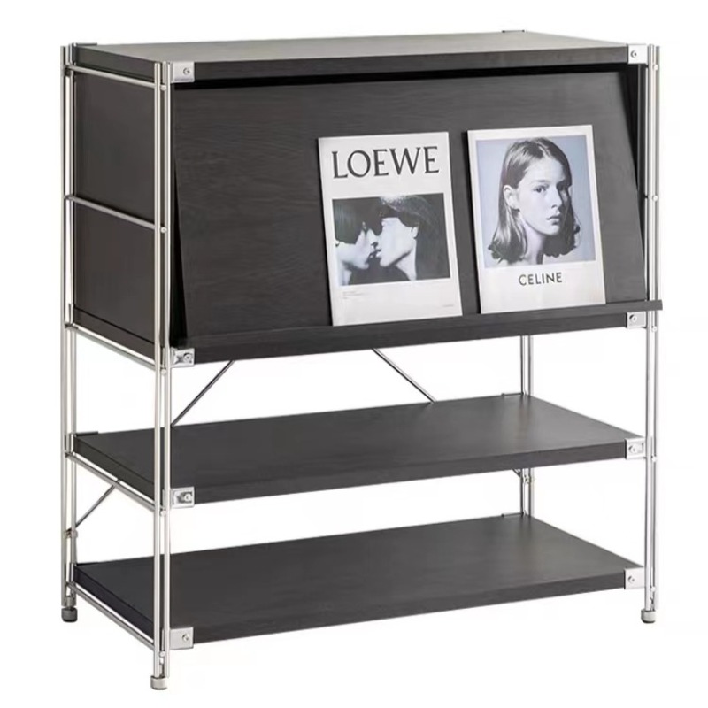Food Storage Locker - Stainless Steel Shelves Living Room Coffee