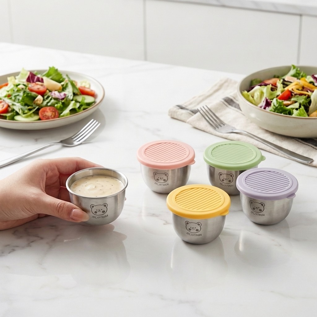 Food Storage Underground - 1/6 Pcs 70ml Cute 304 Stainless