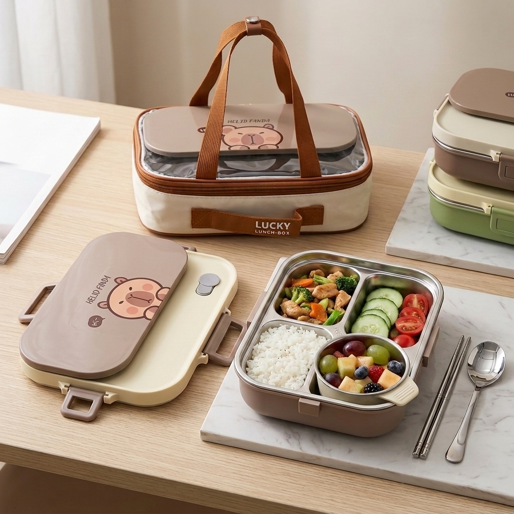 Food Storage Underground - 304 Stainless Steel Bento Lunch Box