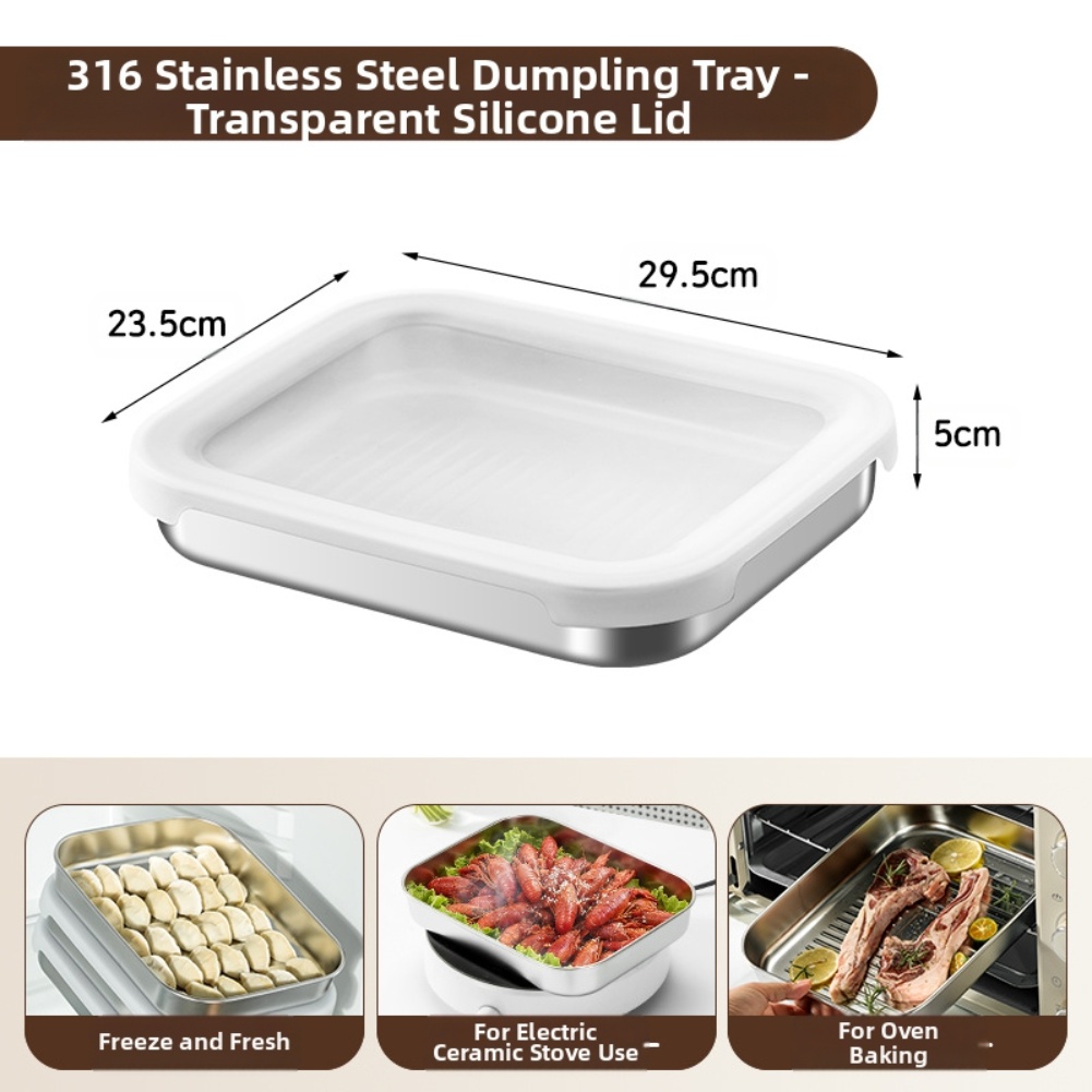 Food Storage Boxes With Lids - Stainless Steel Food Storage Container With
