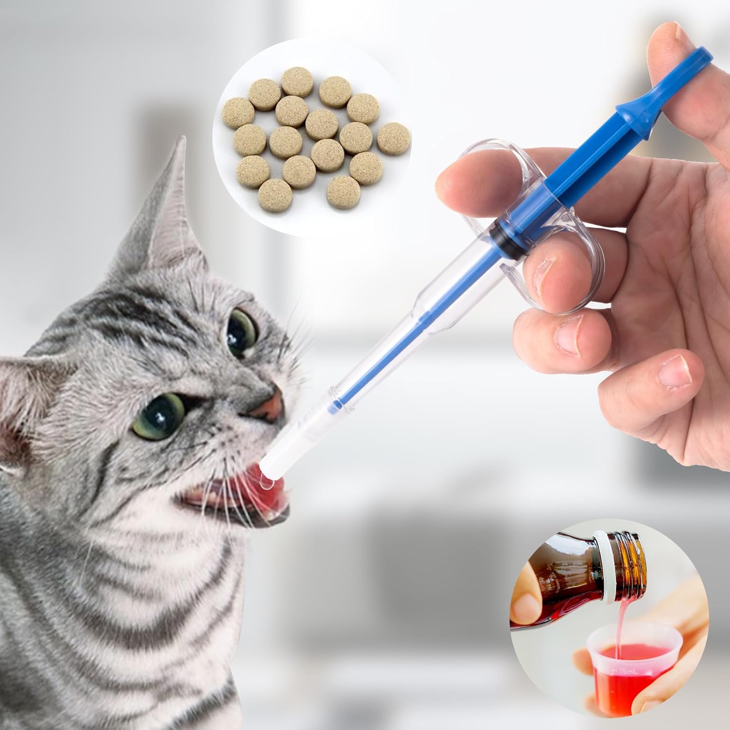 Pet Medicine Feeder, Silicone  - Storage Tips For Food 评论和价格