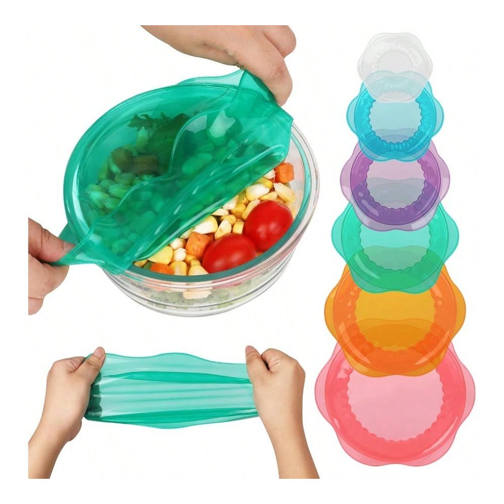 Stretch Lids For Food Storage  - Silicone Stretch Lid 评论和价格