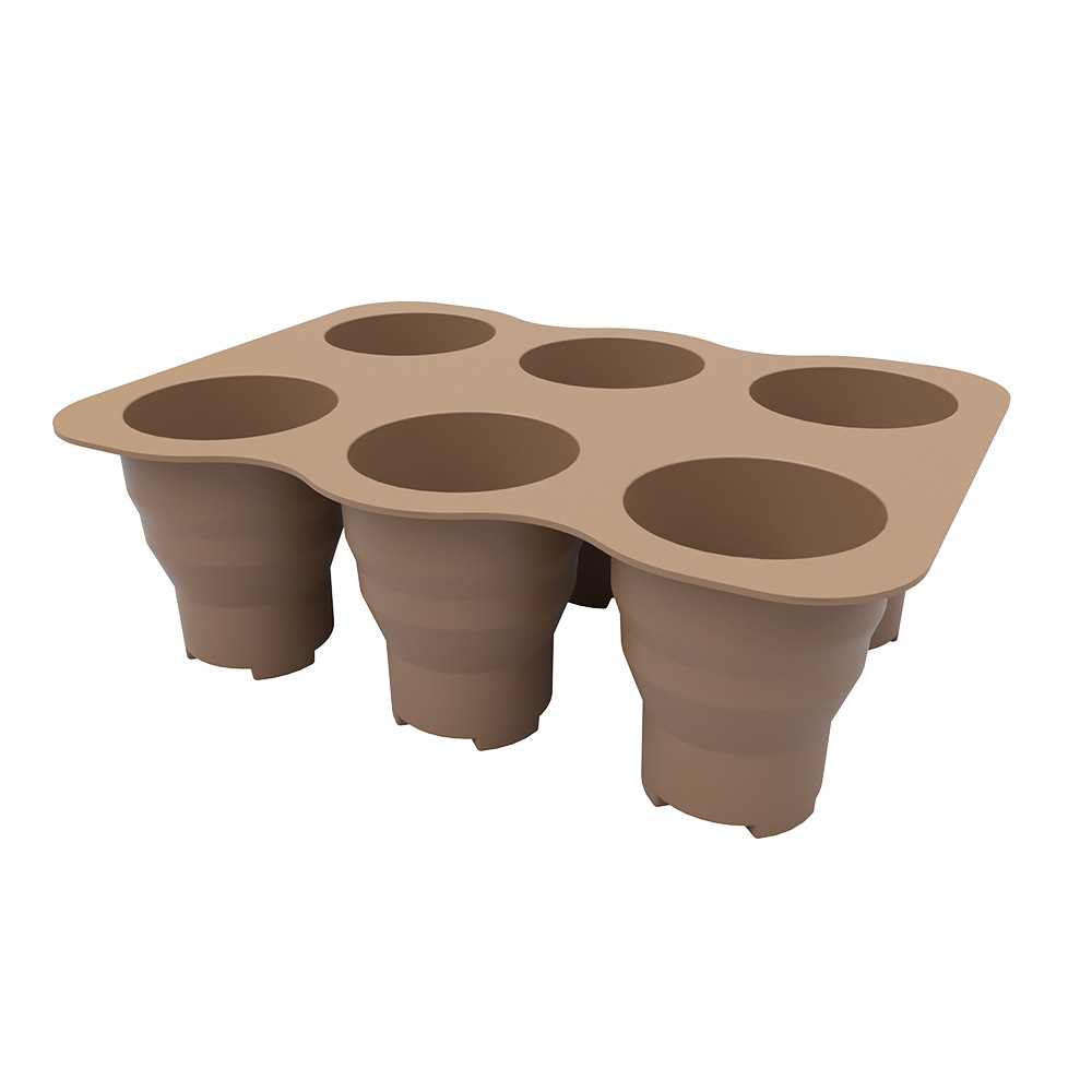 1pc 6Holes Silicone Seedling T - Food Storage Plants 评论和价格