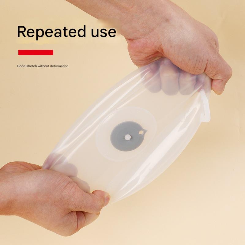 4Pcs/Set Silicone Fresh-keepin - Silicone Stretch Lid 评论和价格