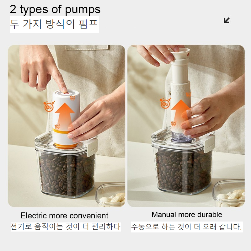 Vacuum Sealed Tank Coffee Bean - Airtight Cereal Jar 评论和价格