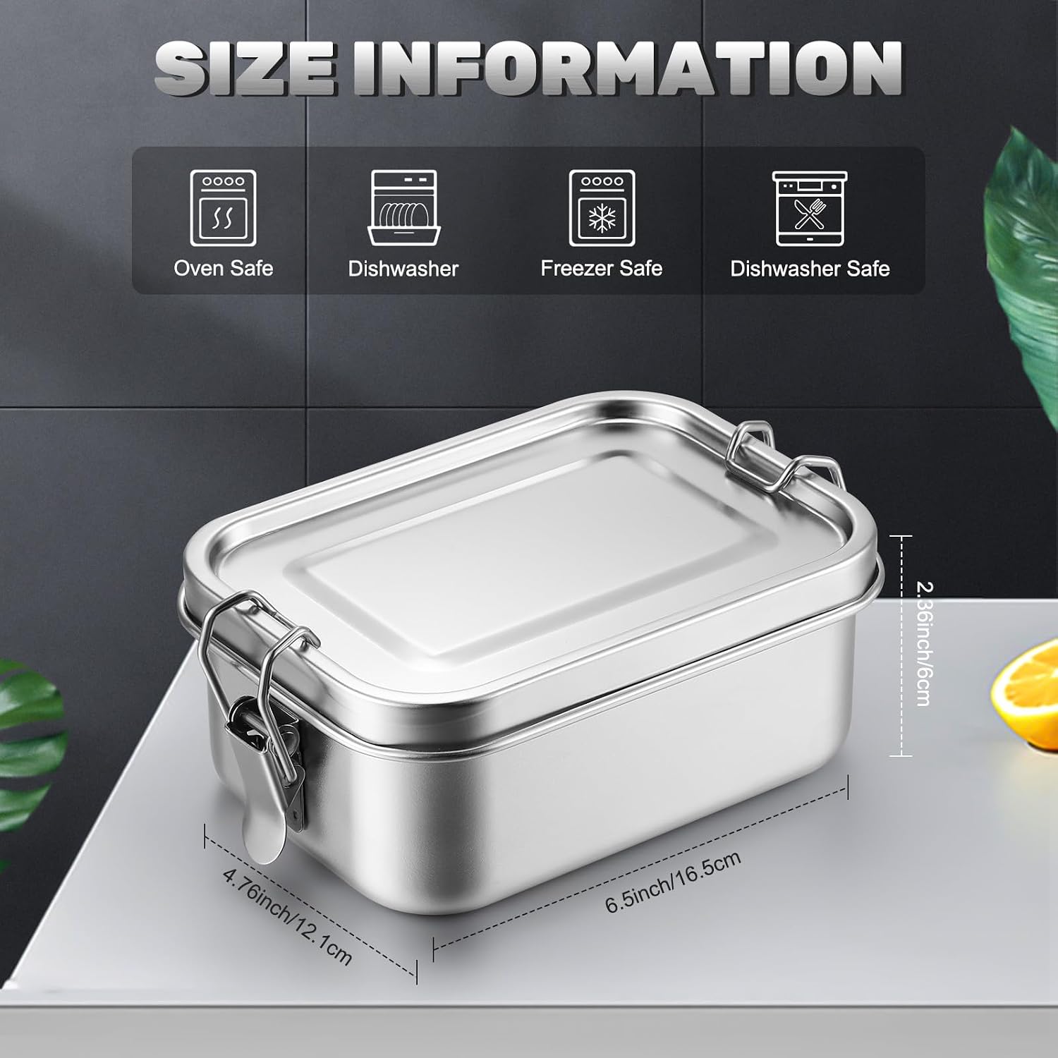 Stainless Steel Food Storage C - Food Storage With Dividers 评论和价格