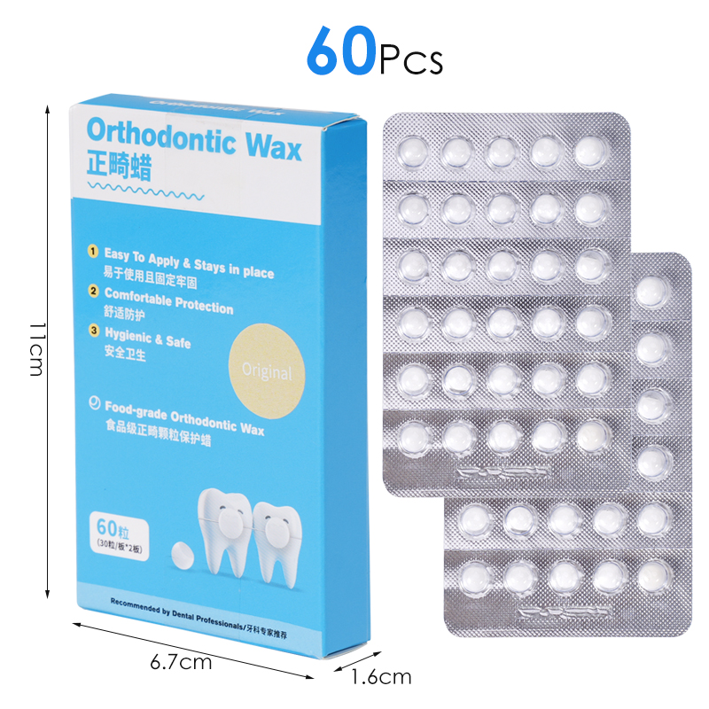 60pcs Dental Orthodontic Wax P - Food Storage Safety 评论和价格