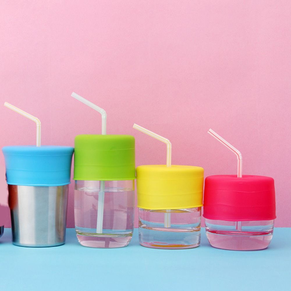 Washable With Straw Hole Silic - Silicone Stretch Lid 评论和价格