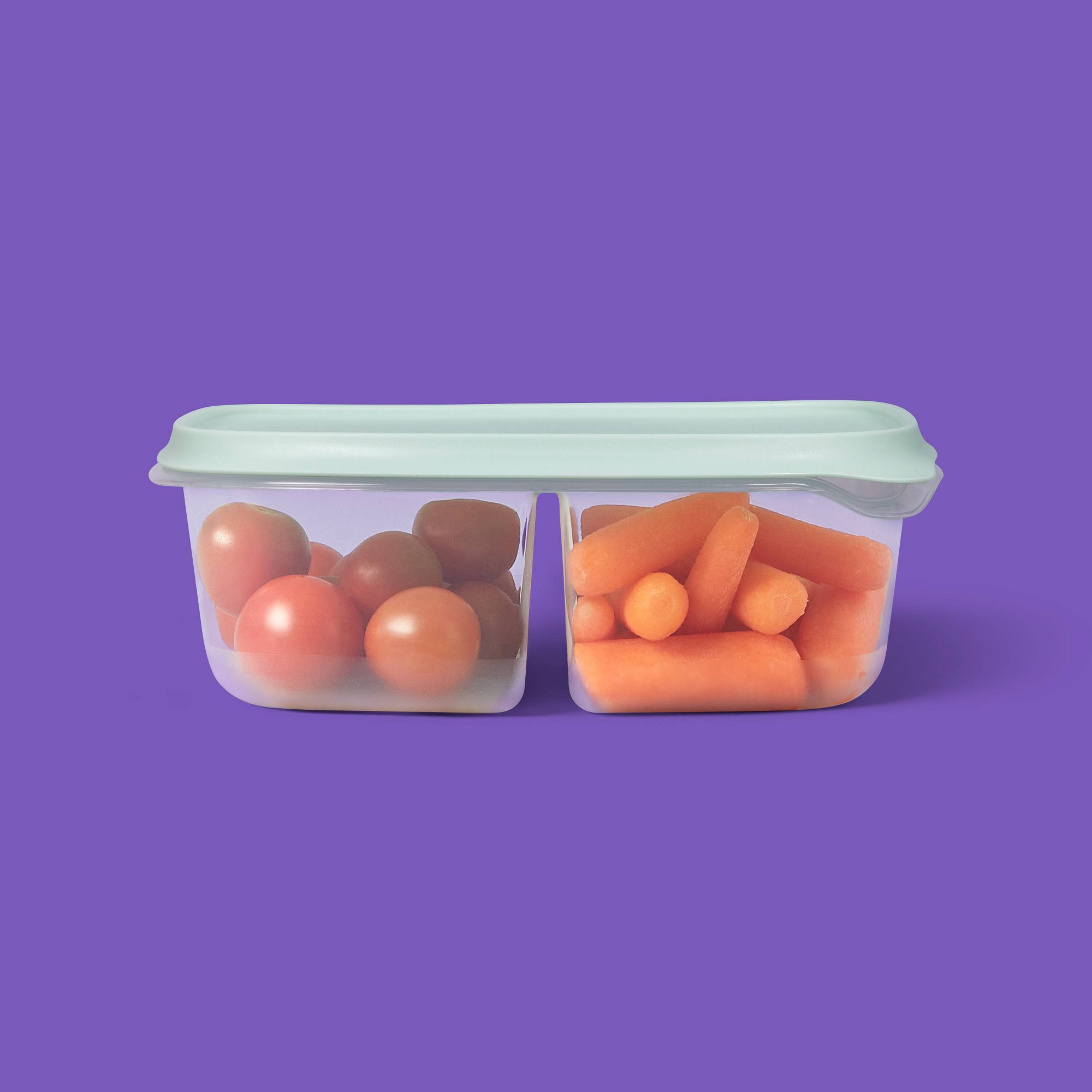 3ct Clear Plastic Divided Rect - Food Storage With Dividers 评论和价格