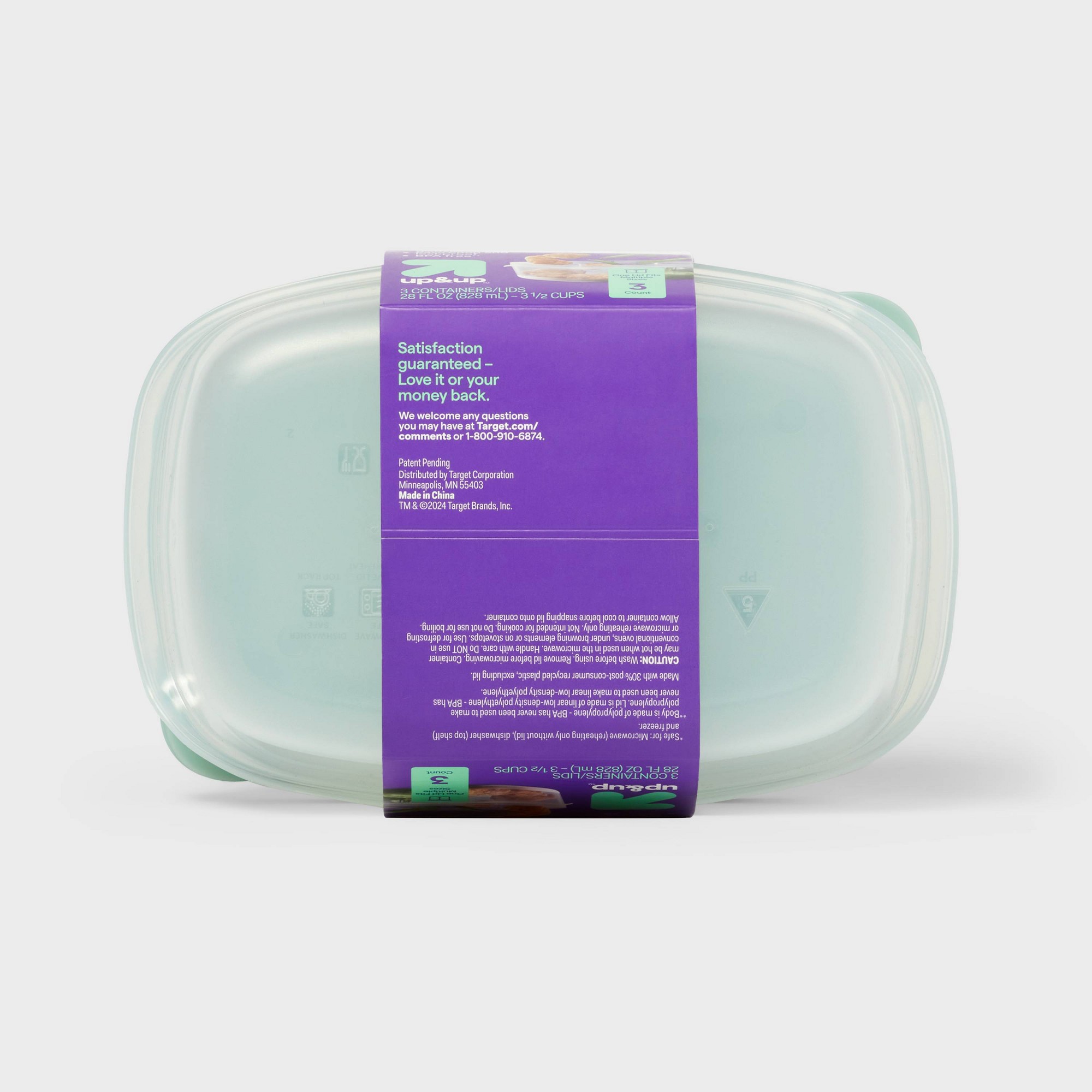 3ct Clear Plastic Divided Rect - Food Storage With Dividers 评论和价格