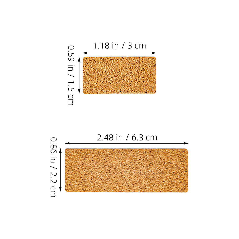 2 Bags Writable Soft Cork Pape - Food Storage Jar Labels 评论和价格