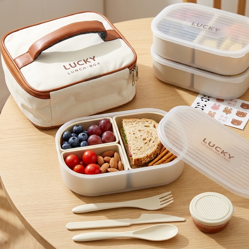 Portable Divided Plastic Lunch - Food Storage Safety 评论和价格