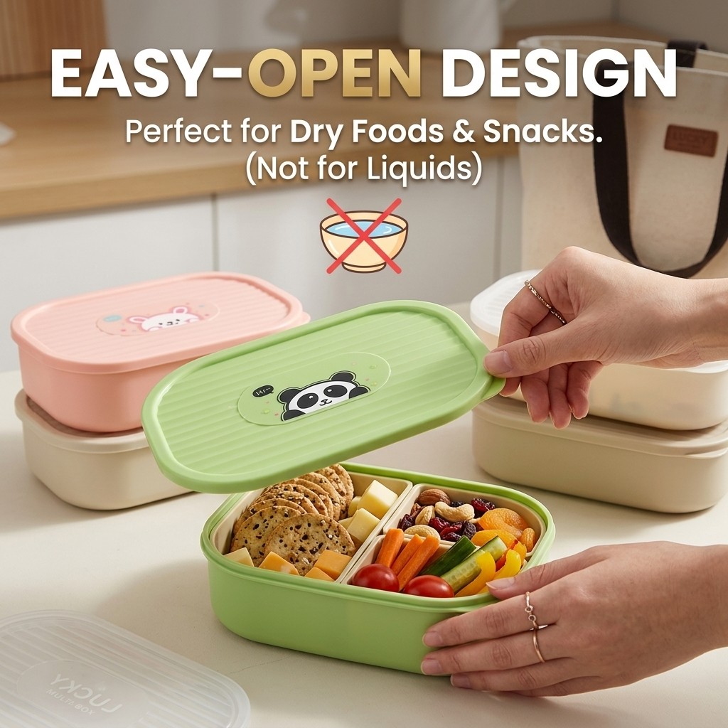 Portable Divided Plastic Lunch - Food Storage Safety 评论和价格