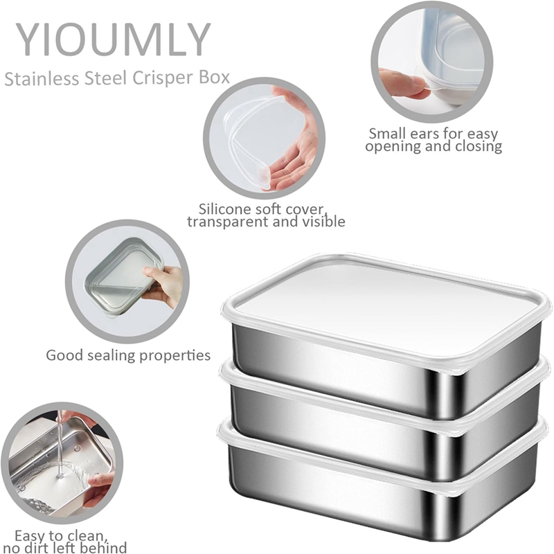 Stainless Steel Containers for - Food Storage And 评论和价格