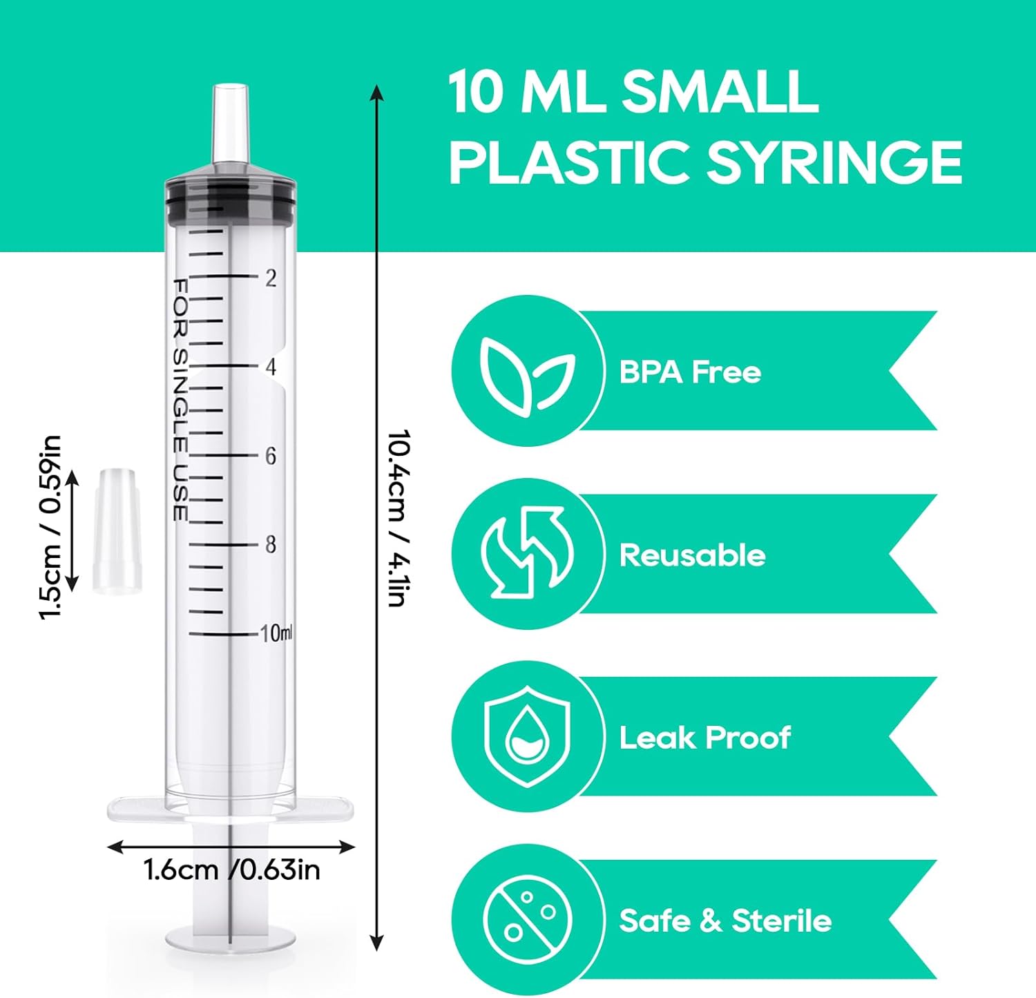 100 Pack 50/30/20ml Syringes P - Storage Tips For Food 评论和价格