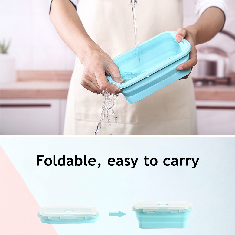 Collapsible Silicone Food Stor - Food Storage Boxes With Lids 评论和价格