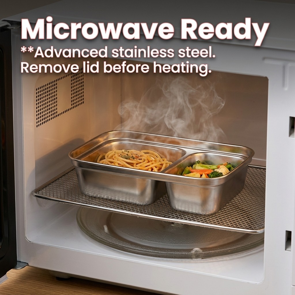 Microwave Safe 304 Stainless S - Food Storage Safety 评论和价格