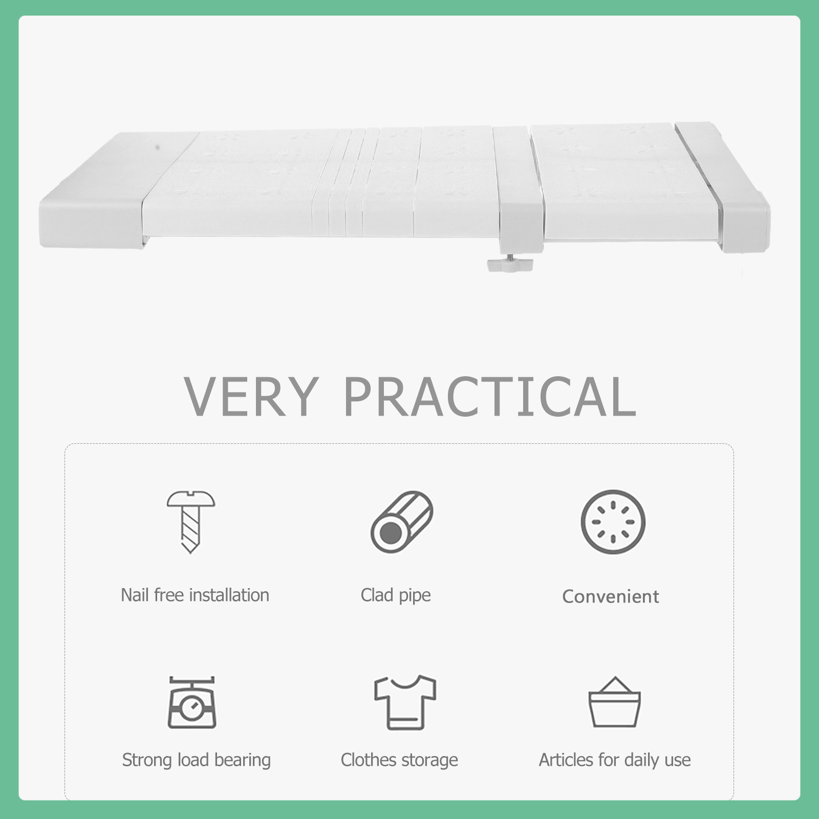 Closet Tension Shelf Rod Expan - Food Storage Locker 评论和价格