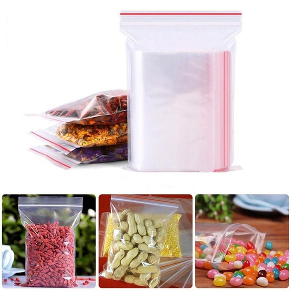 100-1000Pcs Small Zip Lock Pla - Food Storage Locker 评论和价格