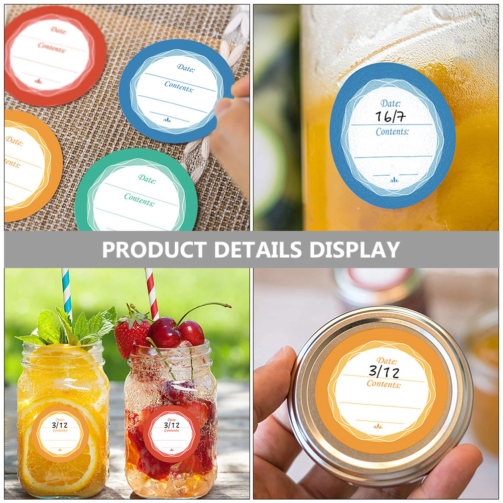 60Pcs Portable Date Labels Bla - Food Storage Jar Labels 评论和价格