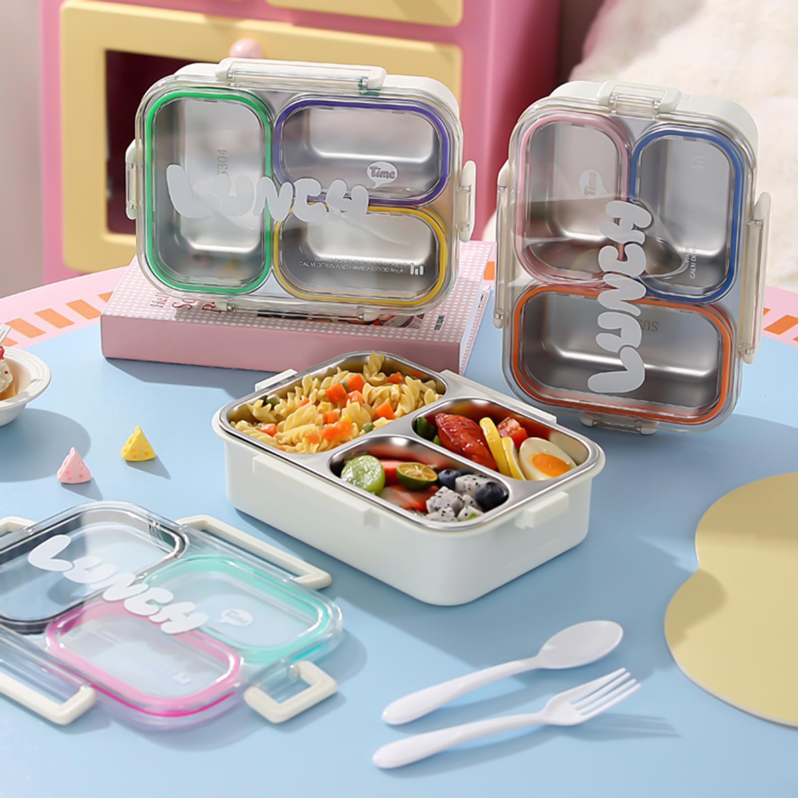 Stainless Steel Lunch Box Divi - Food Storage With Dividers 评论和价格