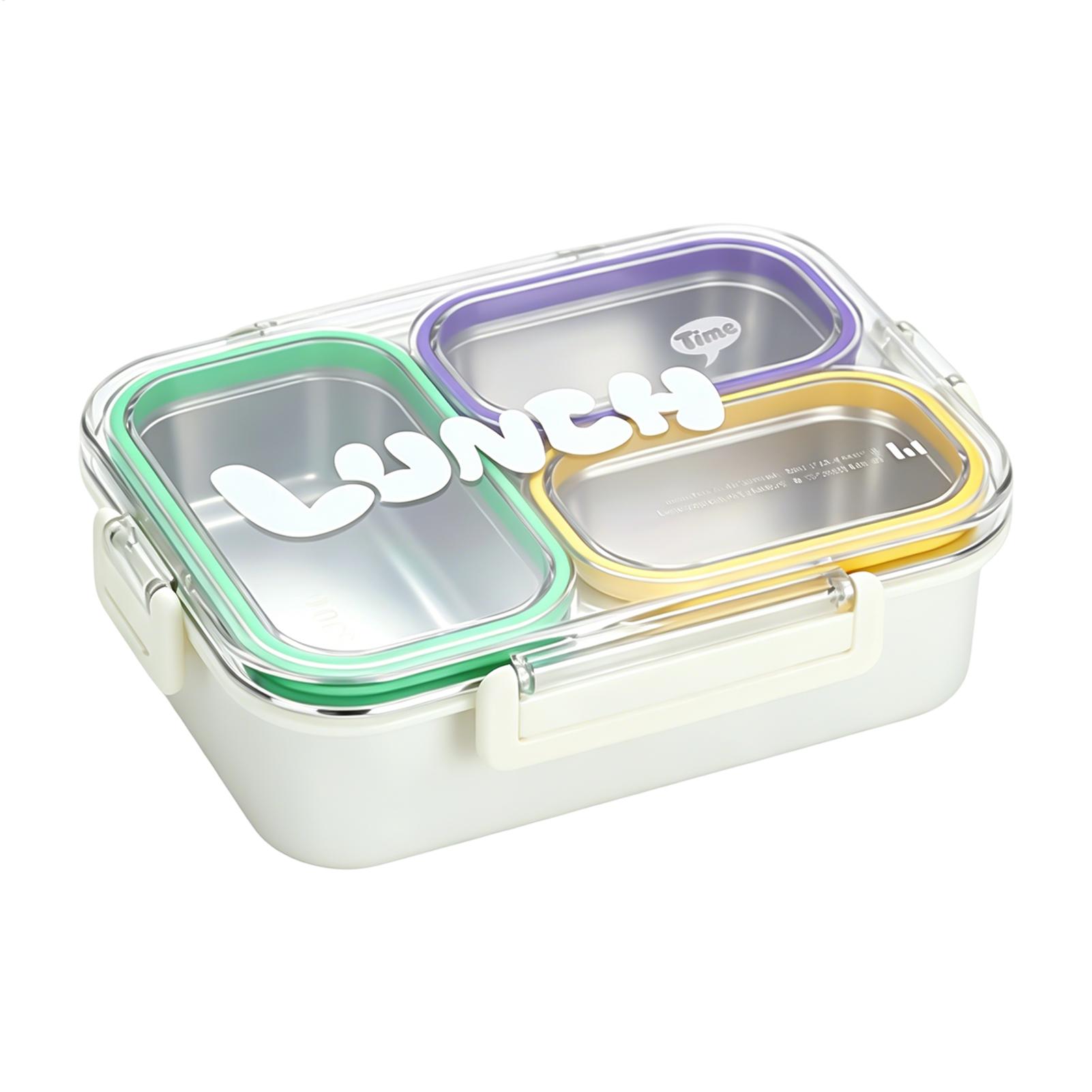 Stainless Steel Lunch Box Divi - Food Storage With Dividers 评论和价格