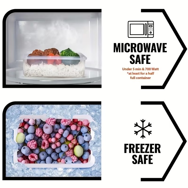 4-Piece Clear Food Storage Con - Food Storage Boxes With Lids 评论和价格