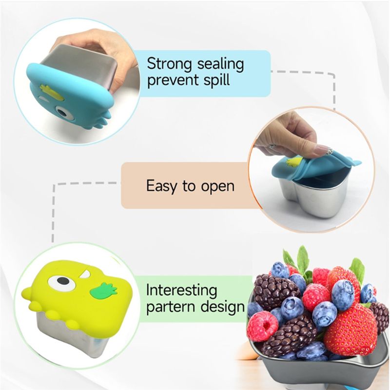 AA94-304 Stainless Steel Dinos - Food Storage Boxes With Lids 评论和价格