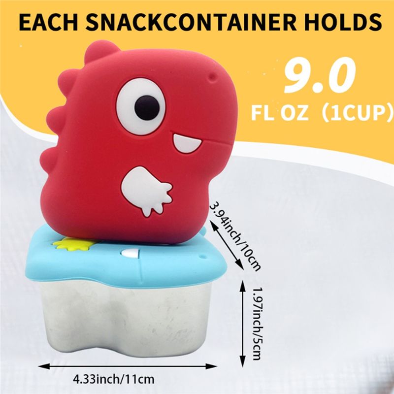 AA94-304 Stainless Steel Dinos - Food Storage Boxes With Lids 评论和价格