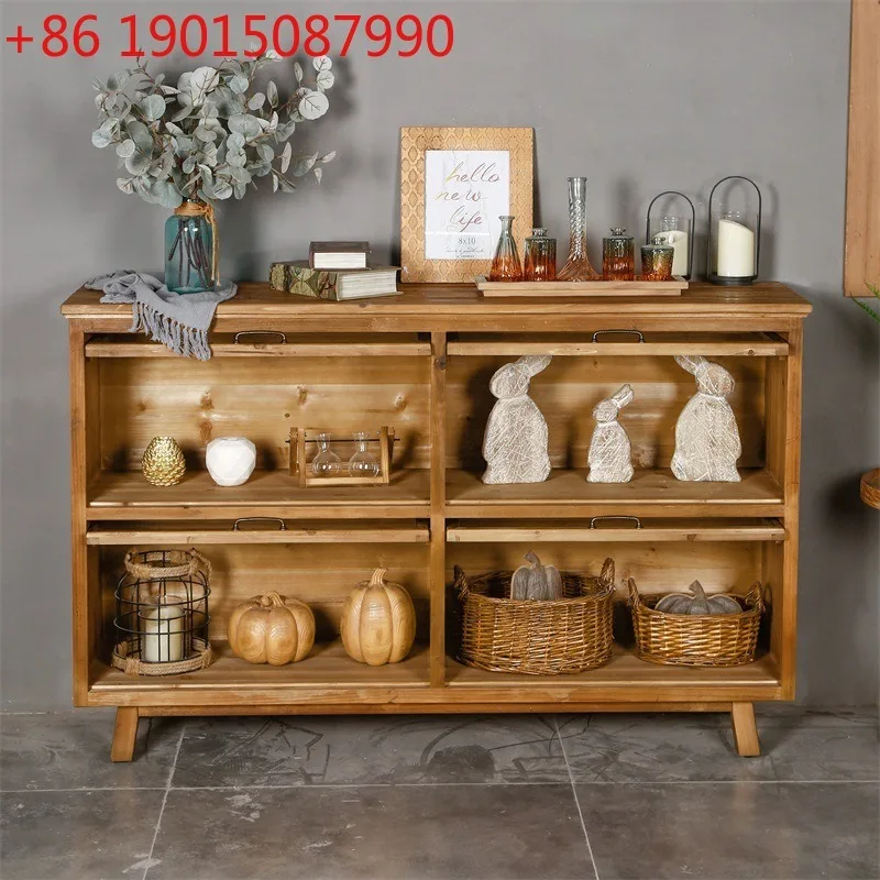 Solid wood double-layer and th - Food Storage Locker 评论和价格