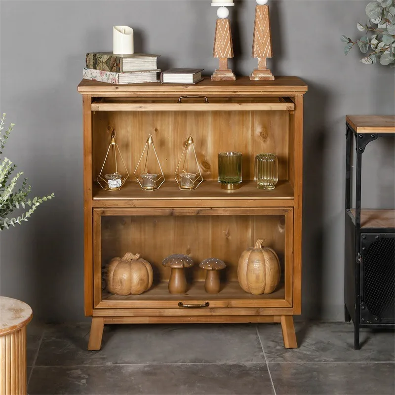 Solid wood double-layer and th - Food Storage Locker 评论和价格