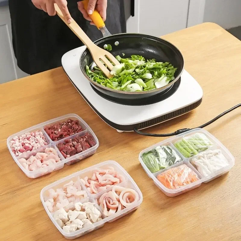 4 Grids Food Storage Box Porta - Food Storage Underground 评论和价格