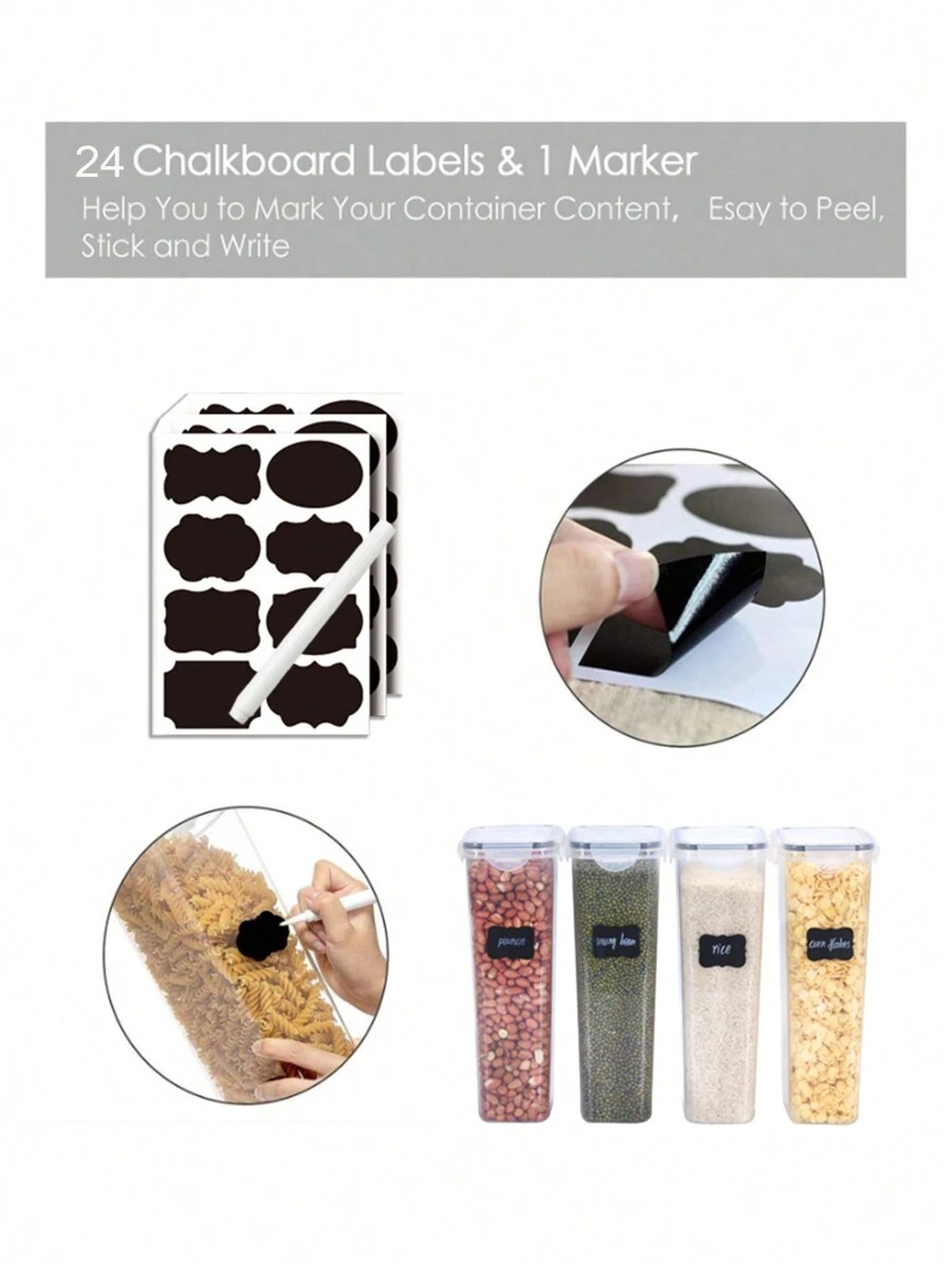 1/3/5/7pcs Food Storage Jars R - Food Storage Jar Labels 评论和价格