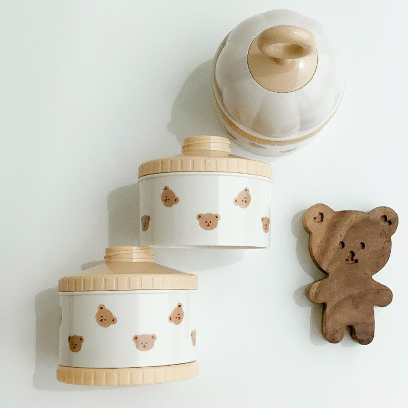 Cute Bear Milk Powder Box Baby - Food Storage Baby 评论和价格