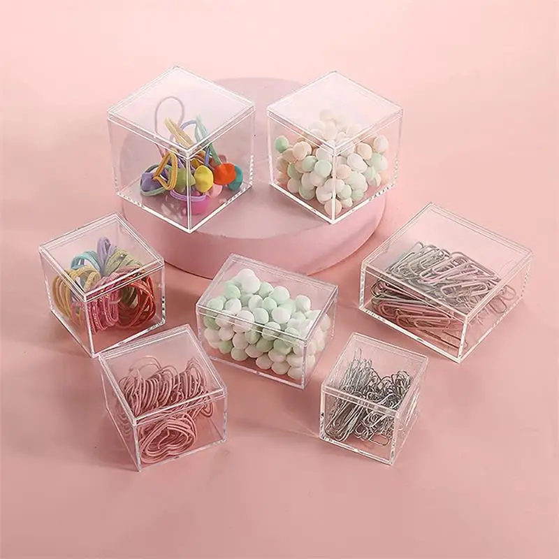 12 PCS Transparent Acrylic Box - Food Storage With Dividers 评论和价格