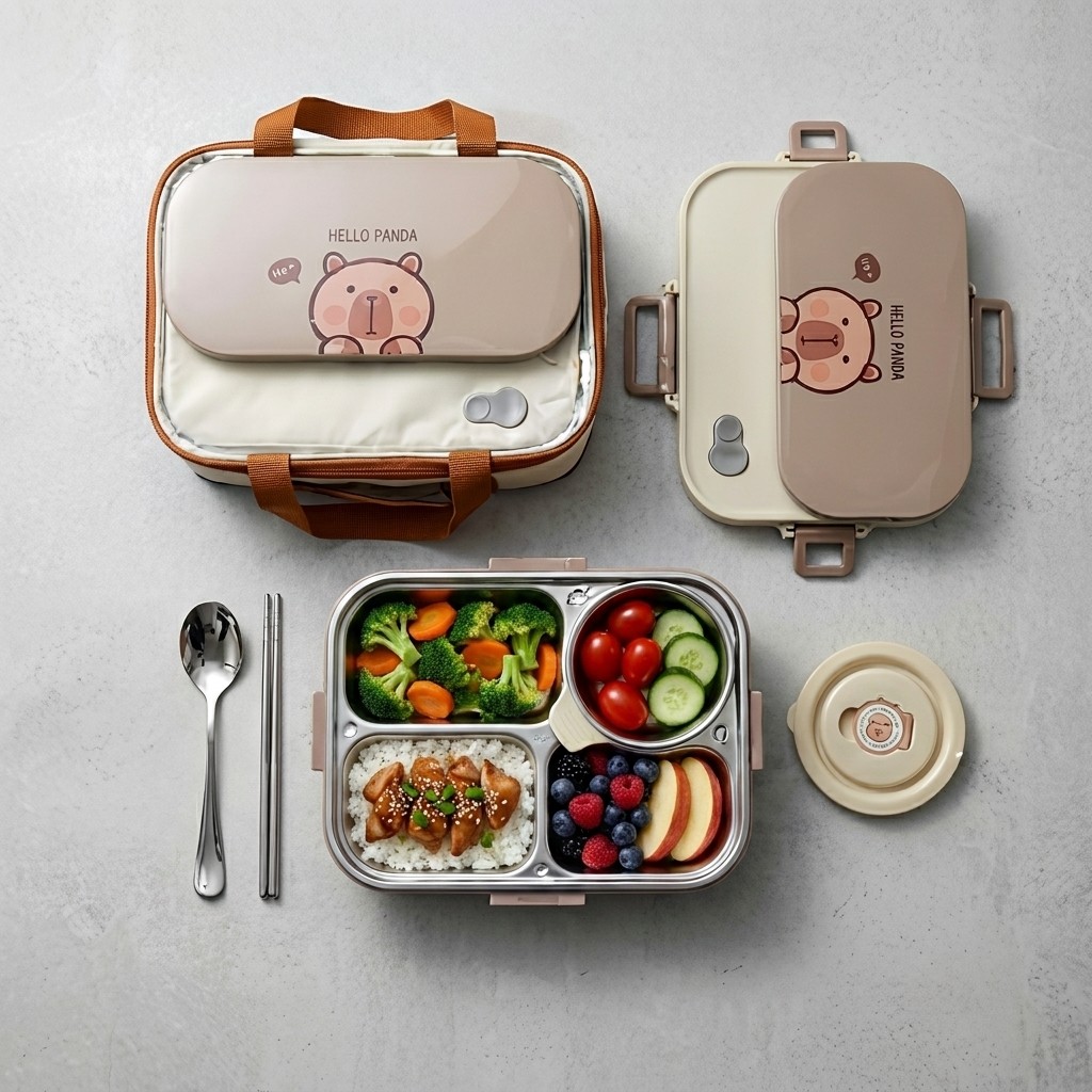 304 Stainless Steel Bento Lunc - Food Storage Underground 评论和价格