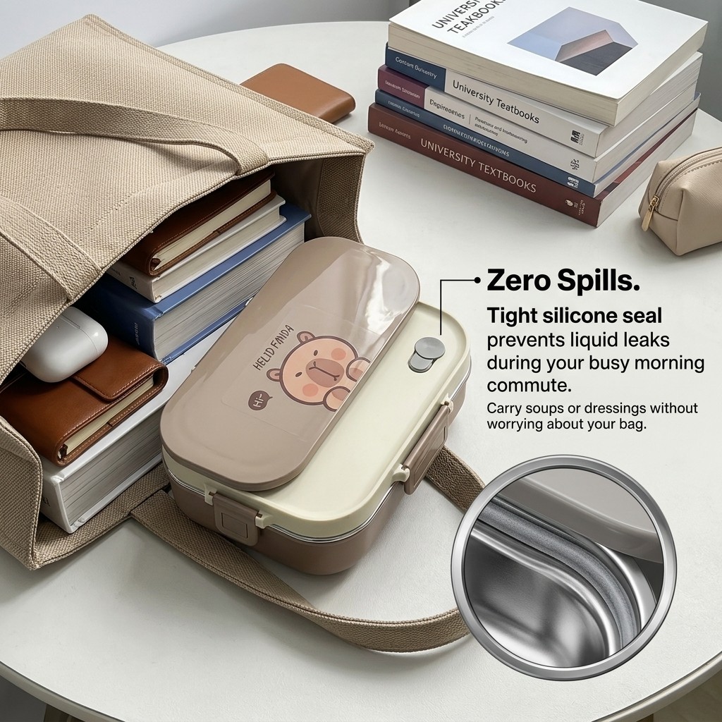 304 Stainless Steel Bento Lunc - Food Storage Underground 评论和价格