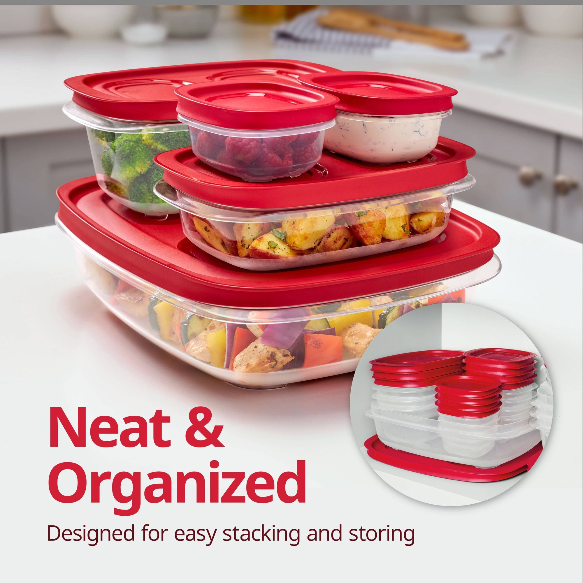 5.26 Cup Rectangular Food Stor - Food Storage Boxes With Lids 评论和价格