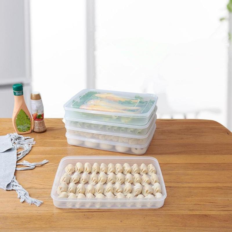 New·Kitchen Storage Box Refrig - Food Storage With Dividers 评论和价格