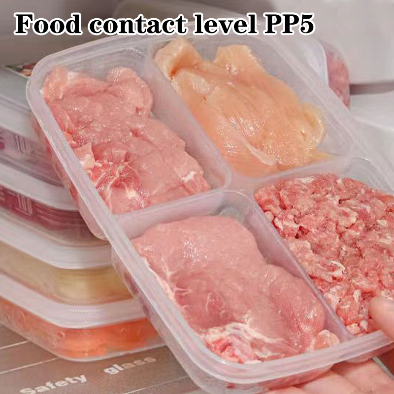 New【4 Grids Plastic Storage Bo - Food Storage With Dividers 评论和价格