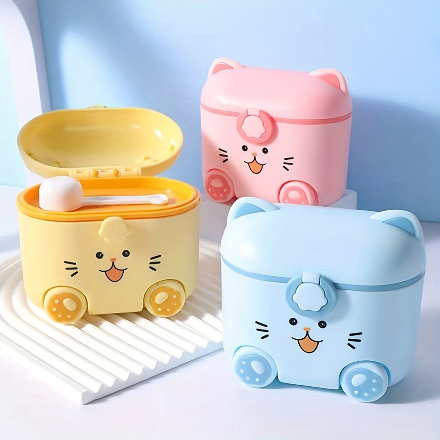 Cute Cat Milk Powder Container - Food Storage Locker 评论和价格