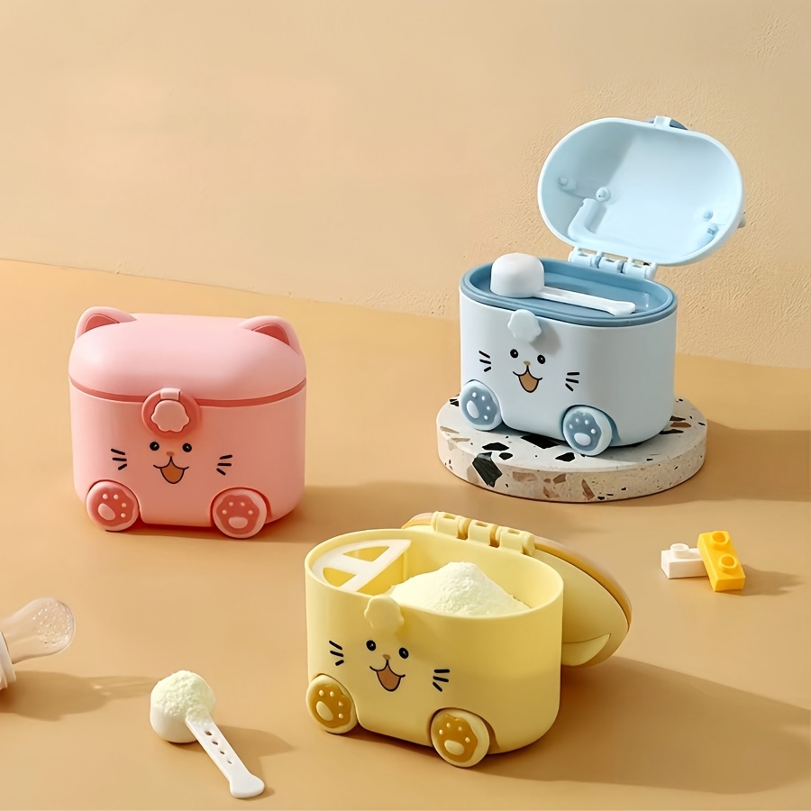 Cute Cat Milk Powder Container - Food Storage Locker 评论和价格