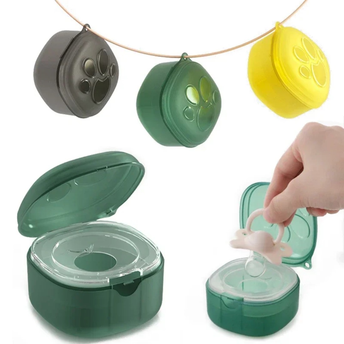 Food Grade Silicone Pacifier B - Food Storage Baby 评论和价格