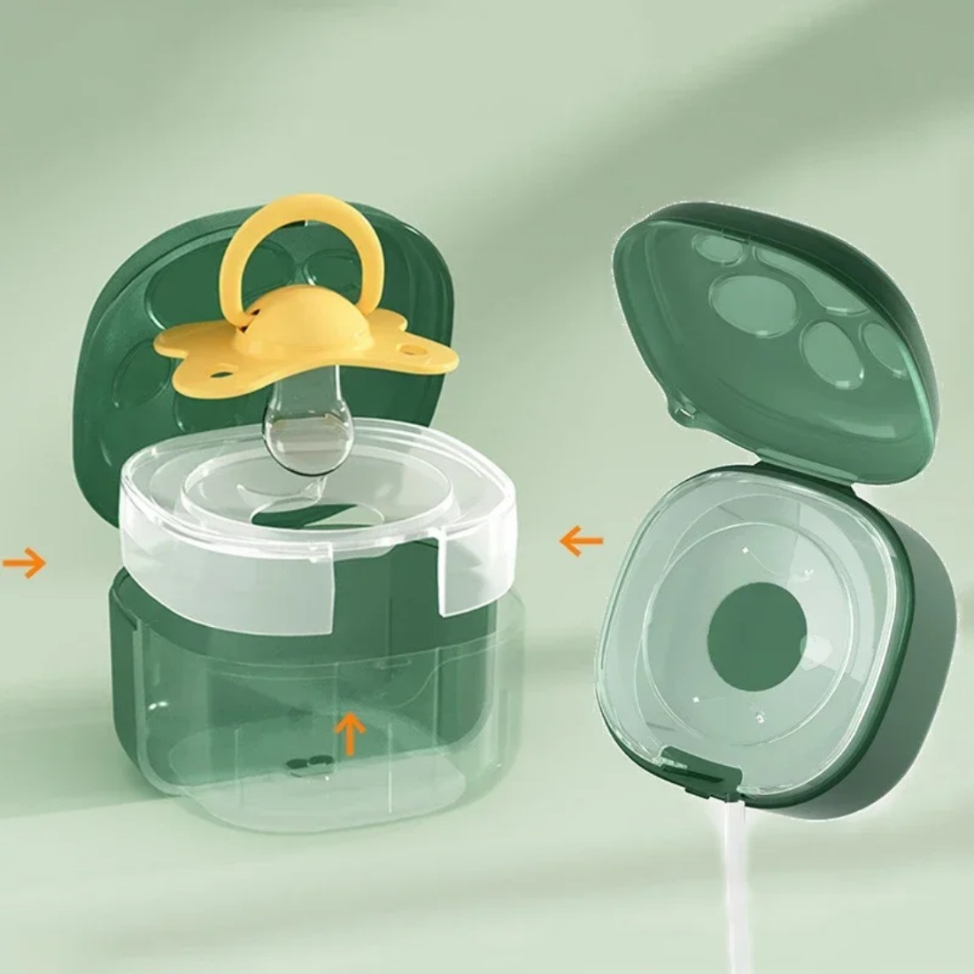 Food Grade Silicone Pacifier B - Food Storage Baby 评论和价格