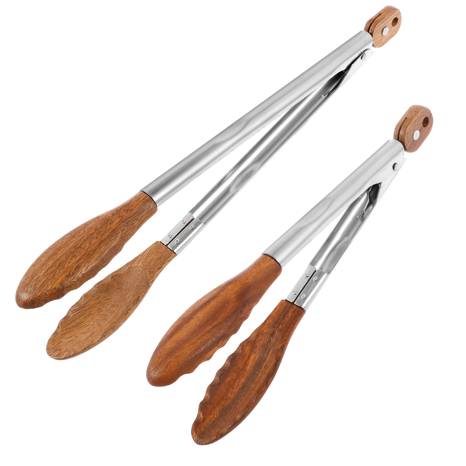 2Pcs Wood Food Tongs Rustproof - Storage Tips For Food 评论和价格