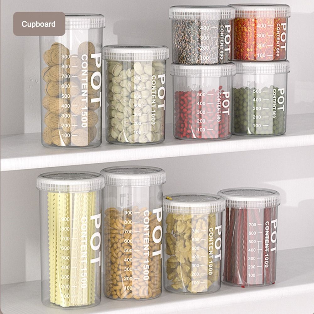 Large Capacity Kitchen Food St - Airtight Cereal Jar 评论和价格