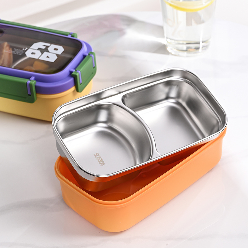 JUSTINLAU 2 Grid Bento Box Sta - Food Storage Underground 评论和价格